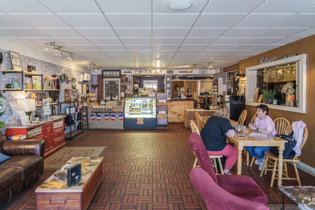 The Belmont Bean Co. is a comfortable meeting spot for many of Elmwood folks to chat over coffee.