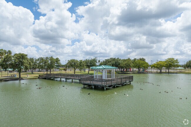 Spend a relaxing afternoon feeding the ducks at the Harlingen Sports Complex in Primera.