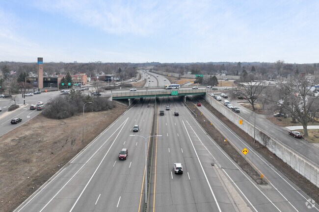 Residents in Minikahda Vista utilize Highway 100 to travel in and out of the city.