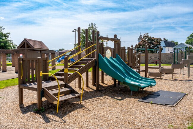 Charles Street Park is a memorable place for children in Luzerne with exciting play structures.