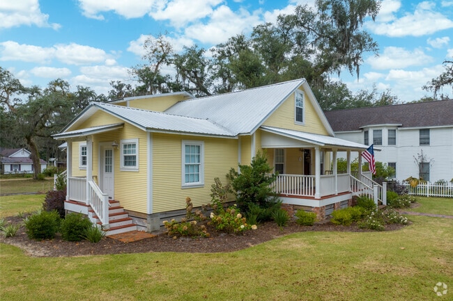 Milton homes are reminiscent of a bygone era.