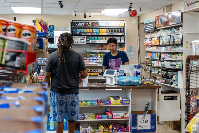 You can shop convenient local stores like Haynies Corner Mart for grocery items and hot food.