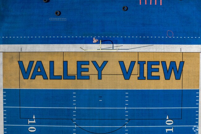 Valley View High School hosts grades 9th to 12th grade in the Las Milpas area.