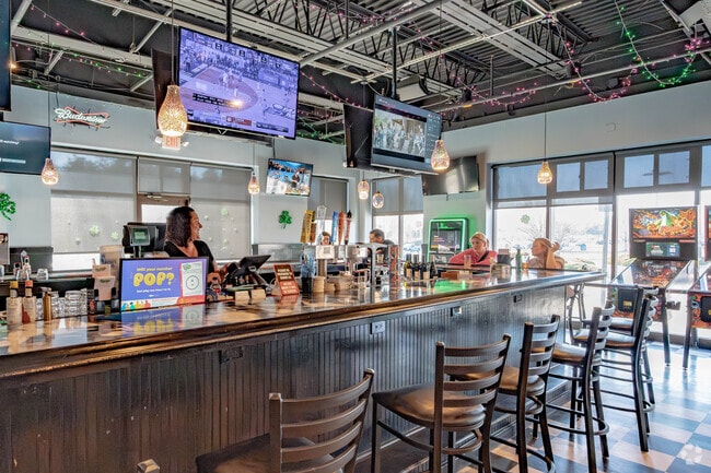 Atomic Seafood & Bar is a great place to get drinks and catch up with friends near Chesapeake Ranch Estates.