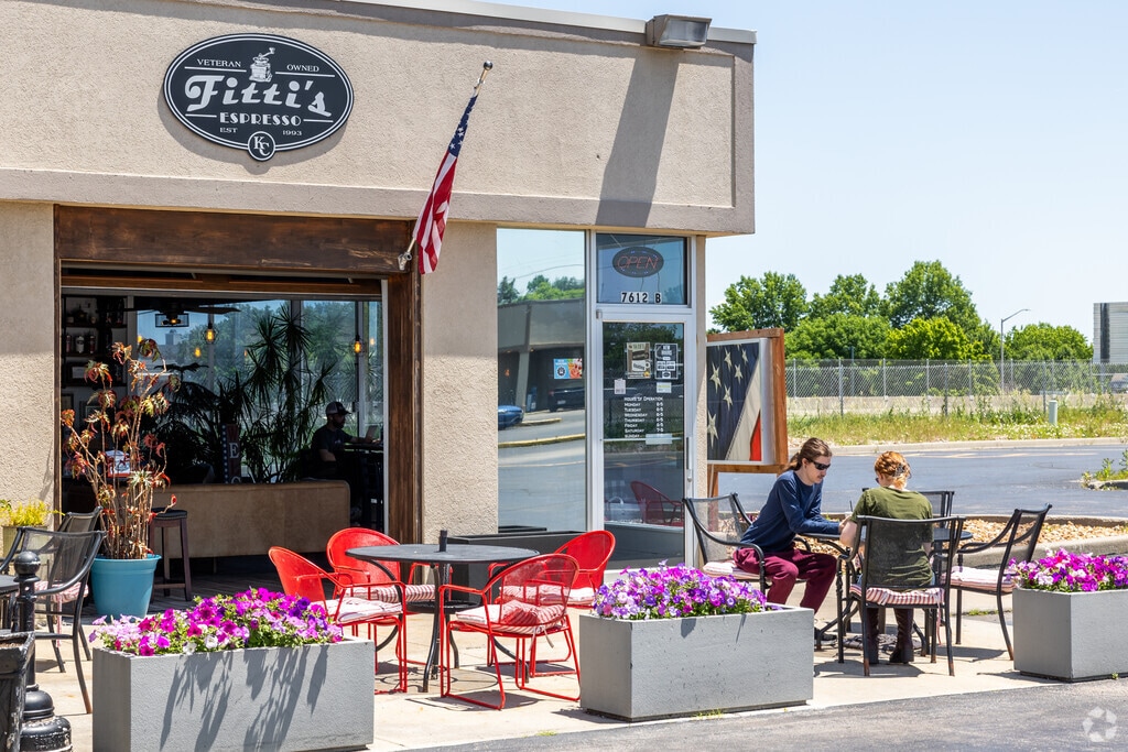 Try a coffee at the Veteran Owned Fitti's Espresso Shop in Platte Woods.