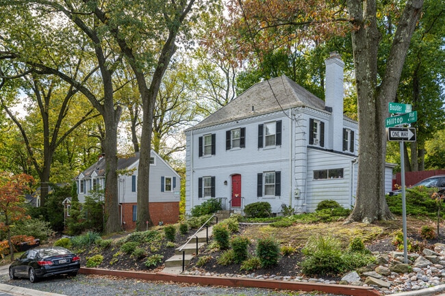 Elegant, Colonial style homes are prominent in the Silver Spring Park neighborhood.