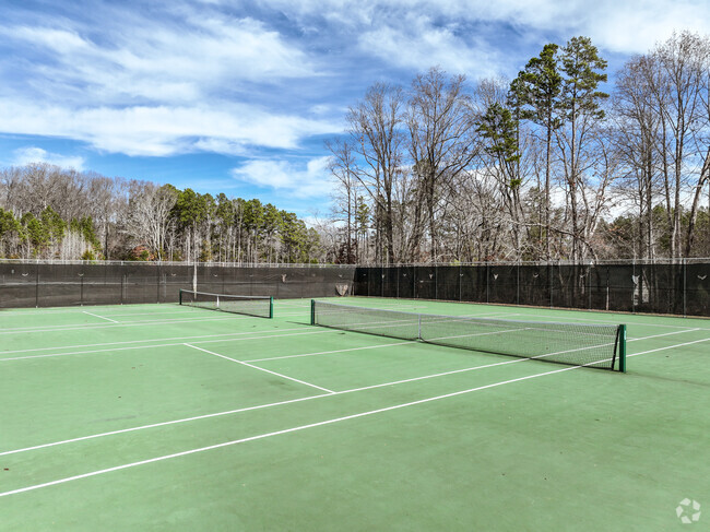 Tennis is a popular sport at Kannapolis Middle School.