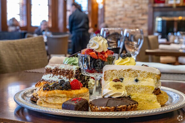 It is hard to pass on dessert when the tray is presented at the Lake Elmo Inn.