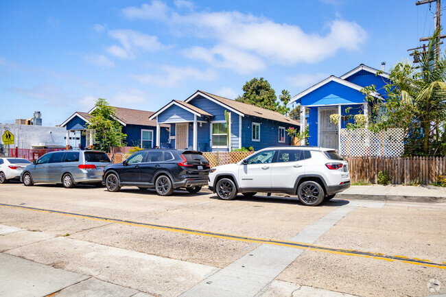 Vibrant cottages add charm to Barrio Logan.