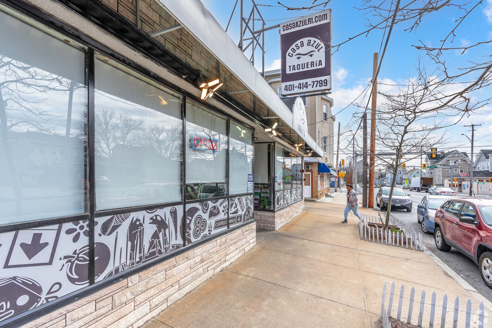 Exterior of Casa Azul Taquería