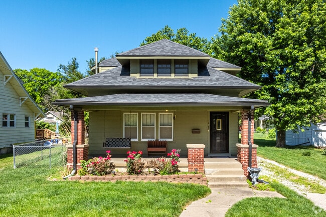 Homes in the Bristol neighborhood are known to have front porches and fenced back yards.