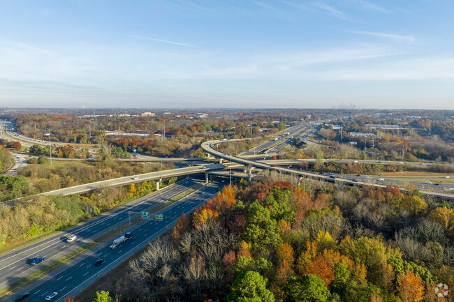 Northlake commuters can easily get around Charlotte with close proximity to the interstate.