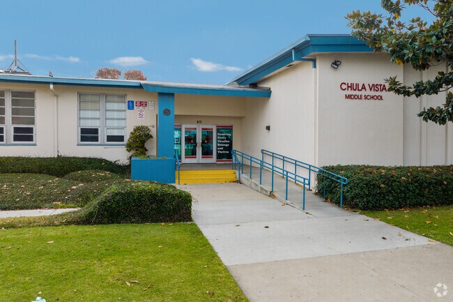 Chula Vista Middle School supports North Chula Vista students with strong academic programs.