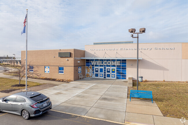 Crossroads Elementary School teaches students grades K-6.