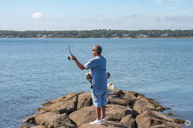 Jetting out into Buzzards Bay The South End is a perfect place to spend the day fishing.