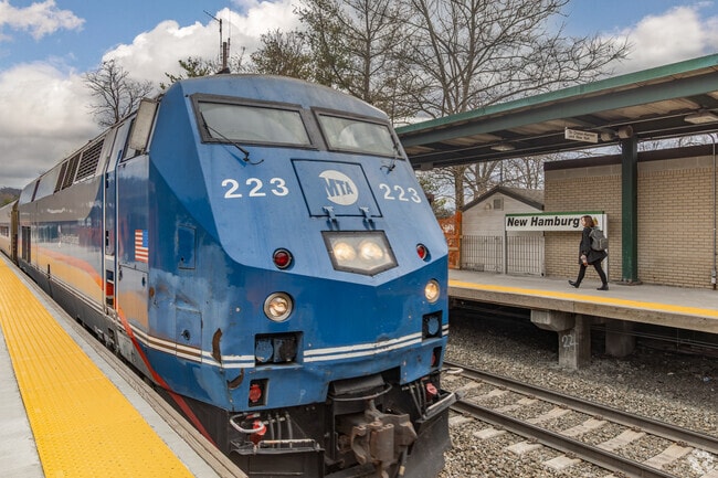 The New Hamburg station connects Wappingers commuters to the Hudson Line for a quick trip to NYC.