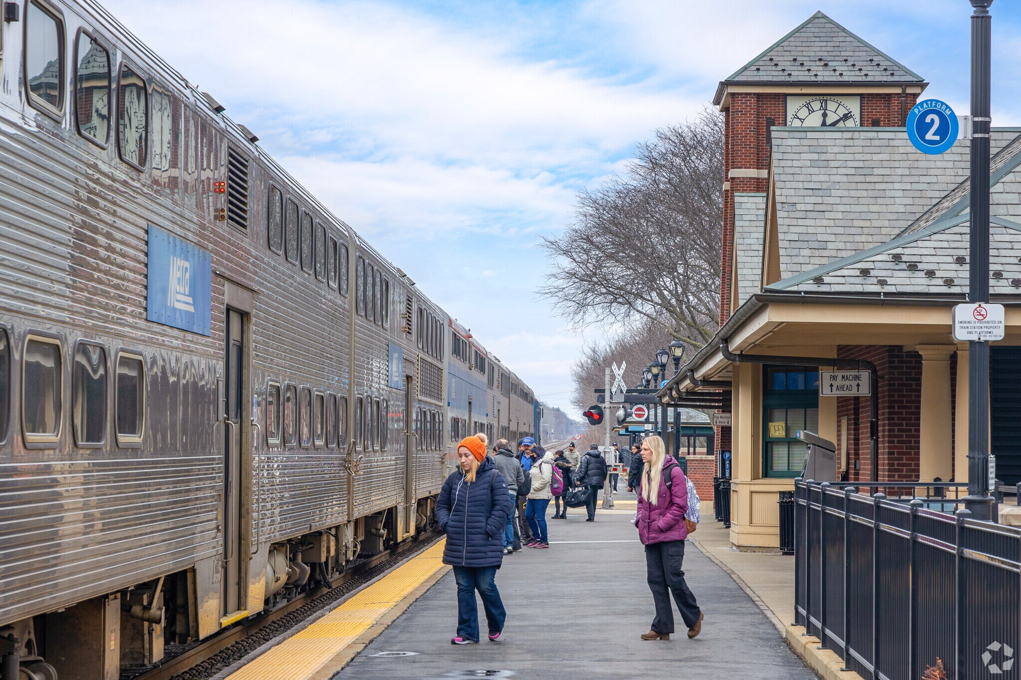 South Ridge commuters can access the Metra at Palatine station.