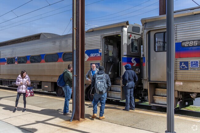 Franconia Township travelers can go about 8 miles to the Lansdale Station to catch a train to downtown Philadelphia.