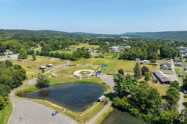 Phifer's Ice Dam Park is a sprawling 14 acre green space.
