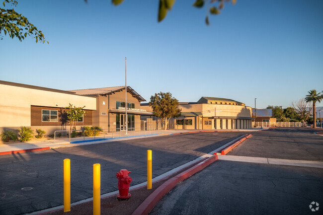 A welcoming entrance is seen at John F. Kennedy Elementary School in Indio.