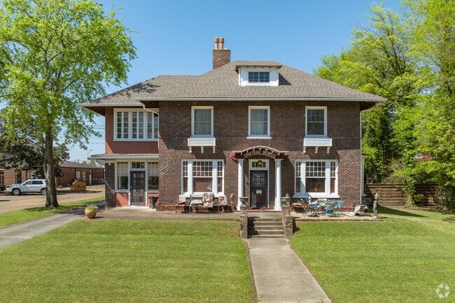 Stately multi-level homes are popular in the downtown area of Clarksdale.
