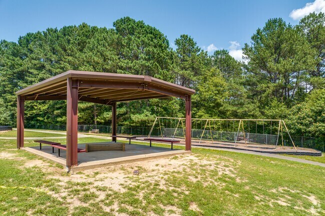 There is a private pavilion at Perrin elementary school in Benton Arkansas.