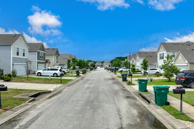 Typical new construction street in Odenville.