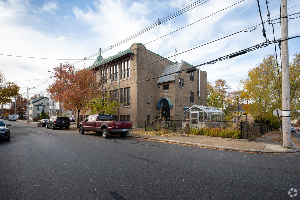 A view of Ocean Tides Elementary School in East Providence.