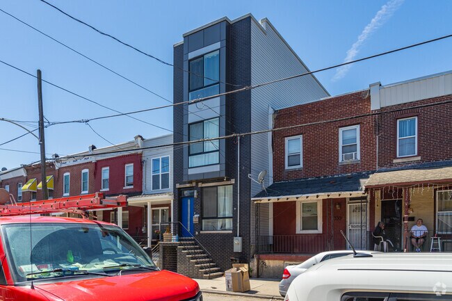 Modernized row homes in Grays Ferry can offer up to three floors of living space.