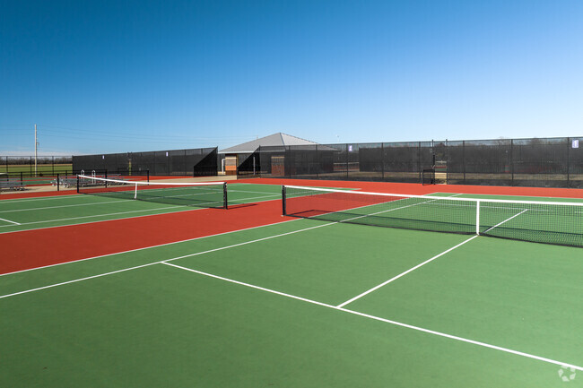 Valley Center High School has several tennis courts.