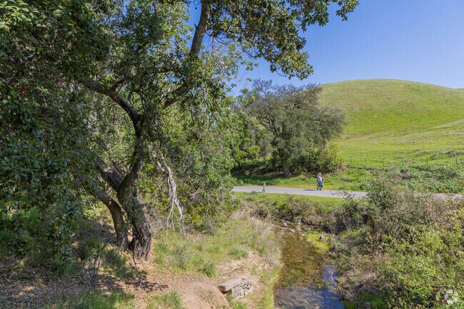 Pine Creek is a short hike away from the Castle Rock Recreational Area.