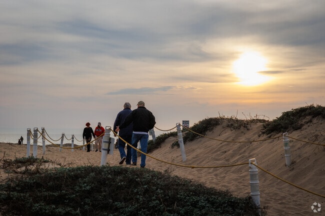 Enjoy a sunset on the beach in Playa Del Rey, CA.