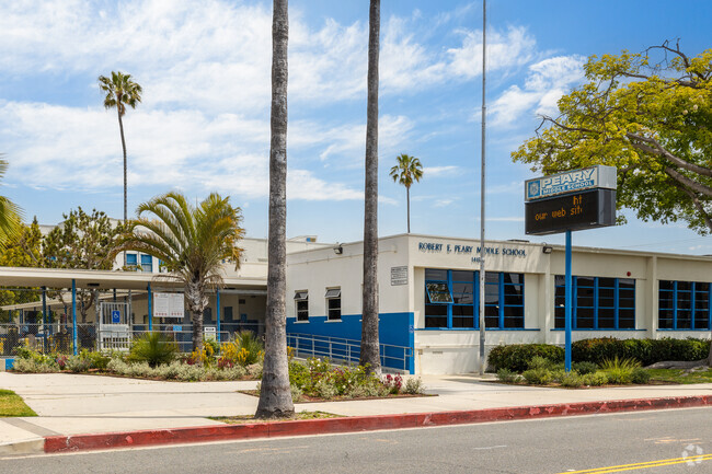 Robert E. Peary Middle School's slogan is C.A.R.E.S.