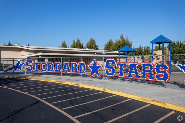 Signage by front playground