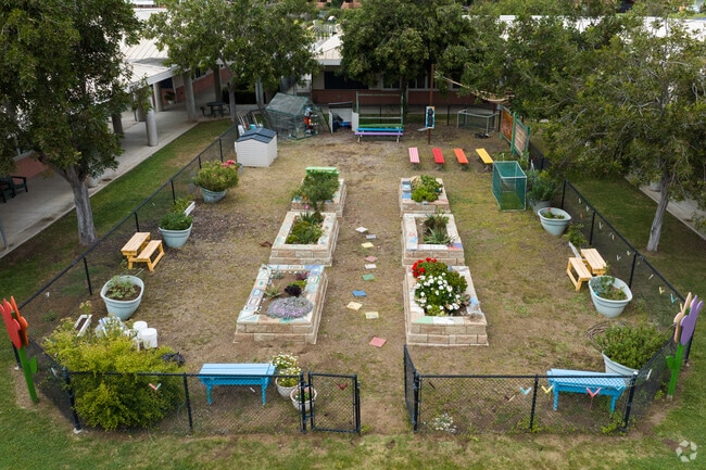 The private garden at Foothill Oak Elementary in Vista.