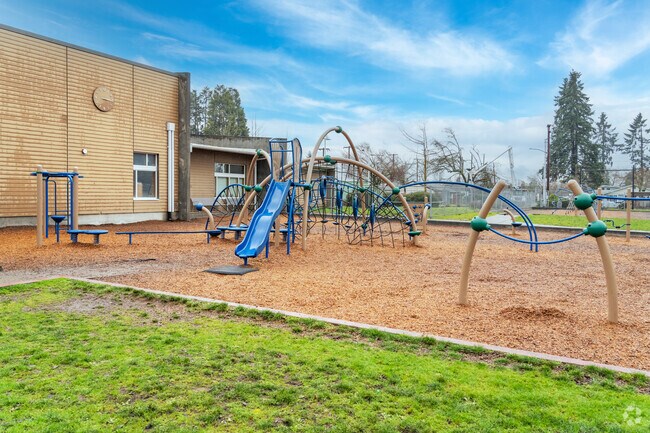 Maple Elementary School has a playground for students to enjoy in Springfield.