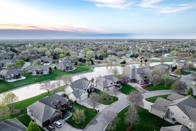 Fox Ridge is a neighborhood with stunning views and lakeside homes.