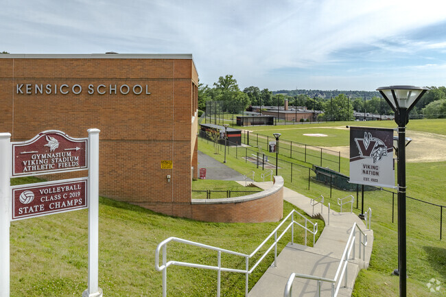 Kensico School is located at 320 Columbus Avenue in Valhalla, NY.