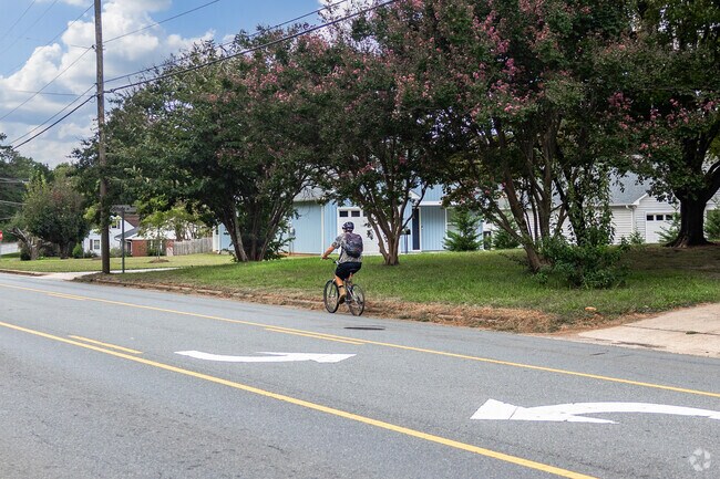 Residents love a quick commute by bike around South Fork in Winston-Salem.