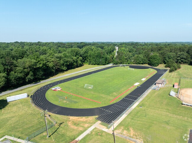 The track and soccer field at Harry M Arndt Middle.