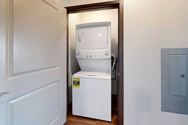 Skip the laundromat and enjoy the convenience of in-home washer and dryer.