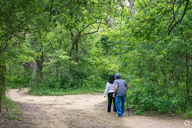Getting lost in the aw-encompassing trees in the Colleyville Nature Center is easy.
