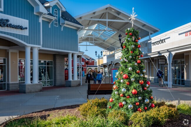Tanger Outlets near Allison Park, during the holidays.