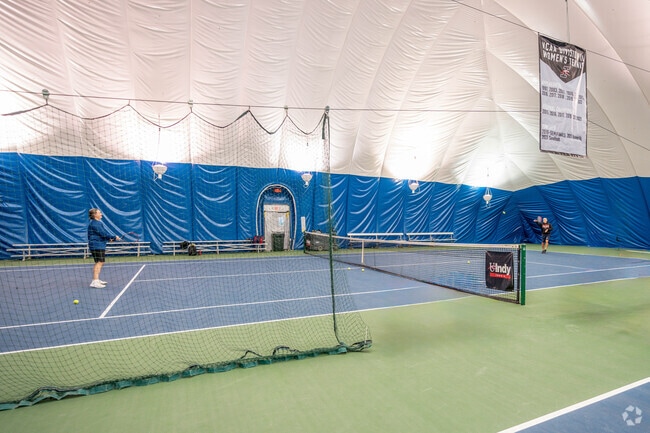 The University of Indianapolis features an indoor tennis center that is open to the public.