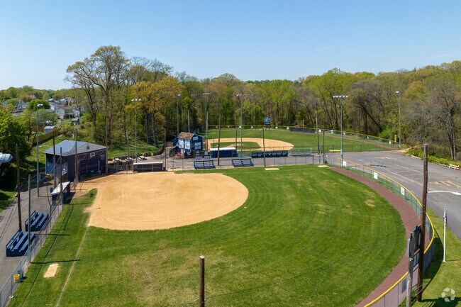 Sunnybrae Park in Yardville has two diamonds for little league baseball games.