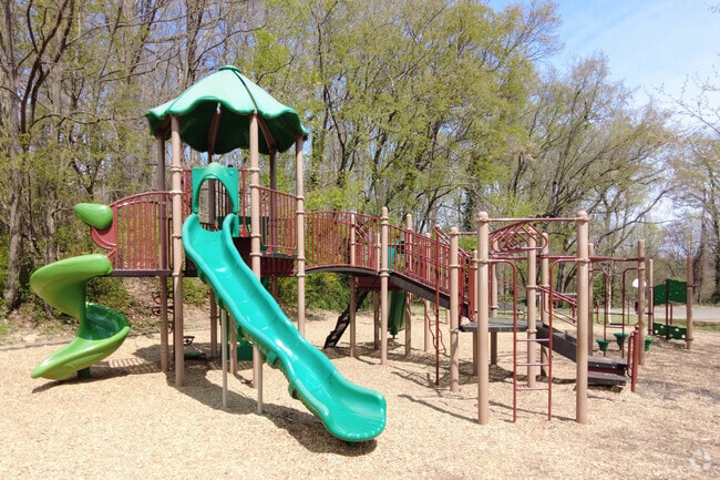 Kids take a break from learning to enjoy the Taylor Elementary School playground.