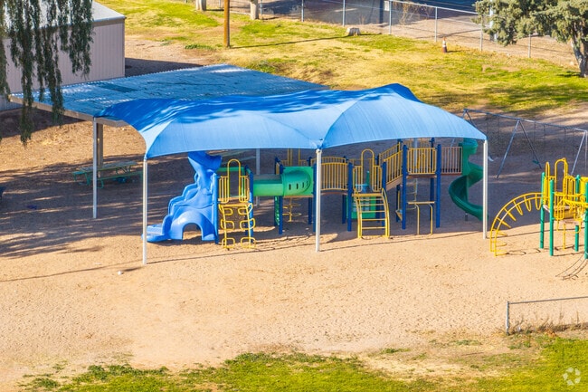 Exercise on the playground at Nadaburg Elementary School in Wittman.