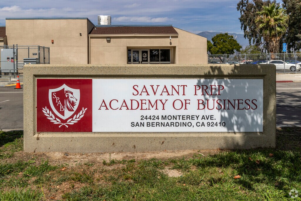 The Savant Preparatory Academy of Business in San Bernardino.