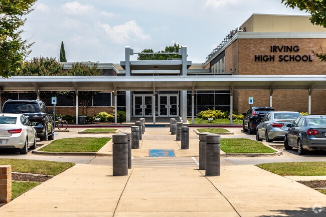 Irving High School prepares students for success with a strong academic foundation.