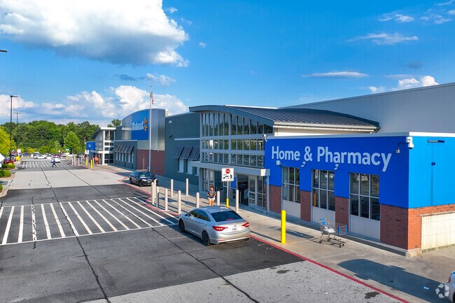 Walmart is conveniently located and one of the go-to grocery stores for Stonecrest residents.